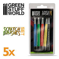 GSW Scratch Brush Pens Set