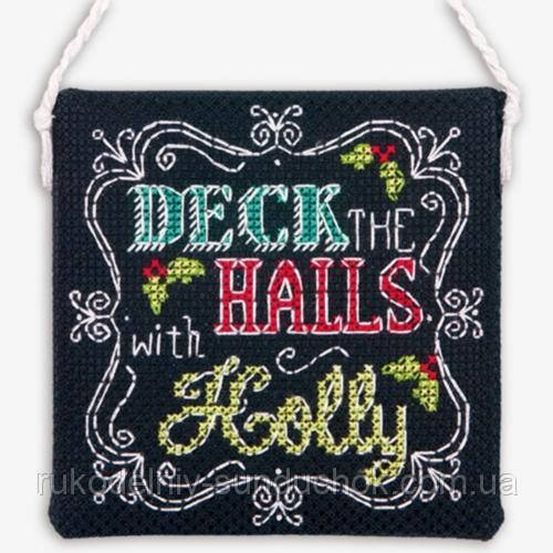 Набір для вишивки хрестиком Прикраса залів/Deck the halls ornament 70-08926