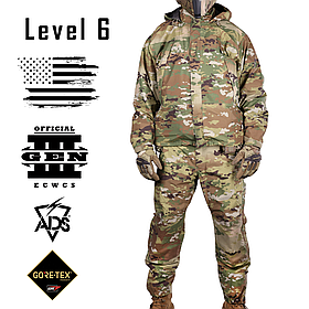Комплект ECWCS Gen III Level 6, Розмір: Small Long, Колір: OCP Scorpion, Gore-Tex Paclite