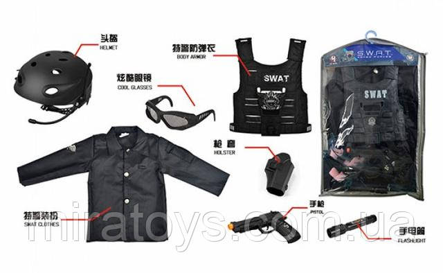 Детский набор SWAT, полицейского S012