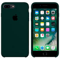 Чехол - накладка для IPhone 7 Plus / бампер на айфон 7 плюс / Dark Green / Soft Case