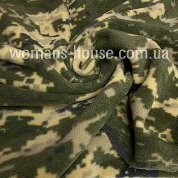 Полартек фліс 270 г/м2 180 см Камуфляж піксель хакі