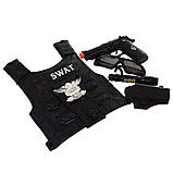 Дитячий набір SWAT, поліцейського, спецназа, костюм поліцейського, S012, фото 3