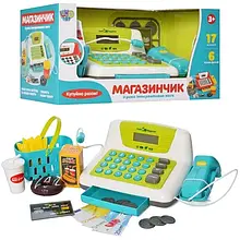 Ігровий набір касовий апарат Limo Toy 7016-UA (калькулятор, сканер, музика, світло)