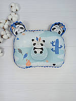 Подушка детская ортопедическая a.l.babybox Панды индейцы 24x32 Синий