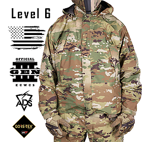 Куртка ECWCS Gen III Level 6, Розмір: XX-Large X-Long, Колір: OCP Scorpion, Gore-Tex Paclite