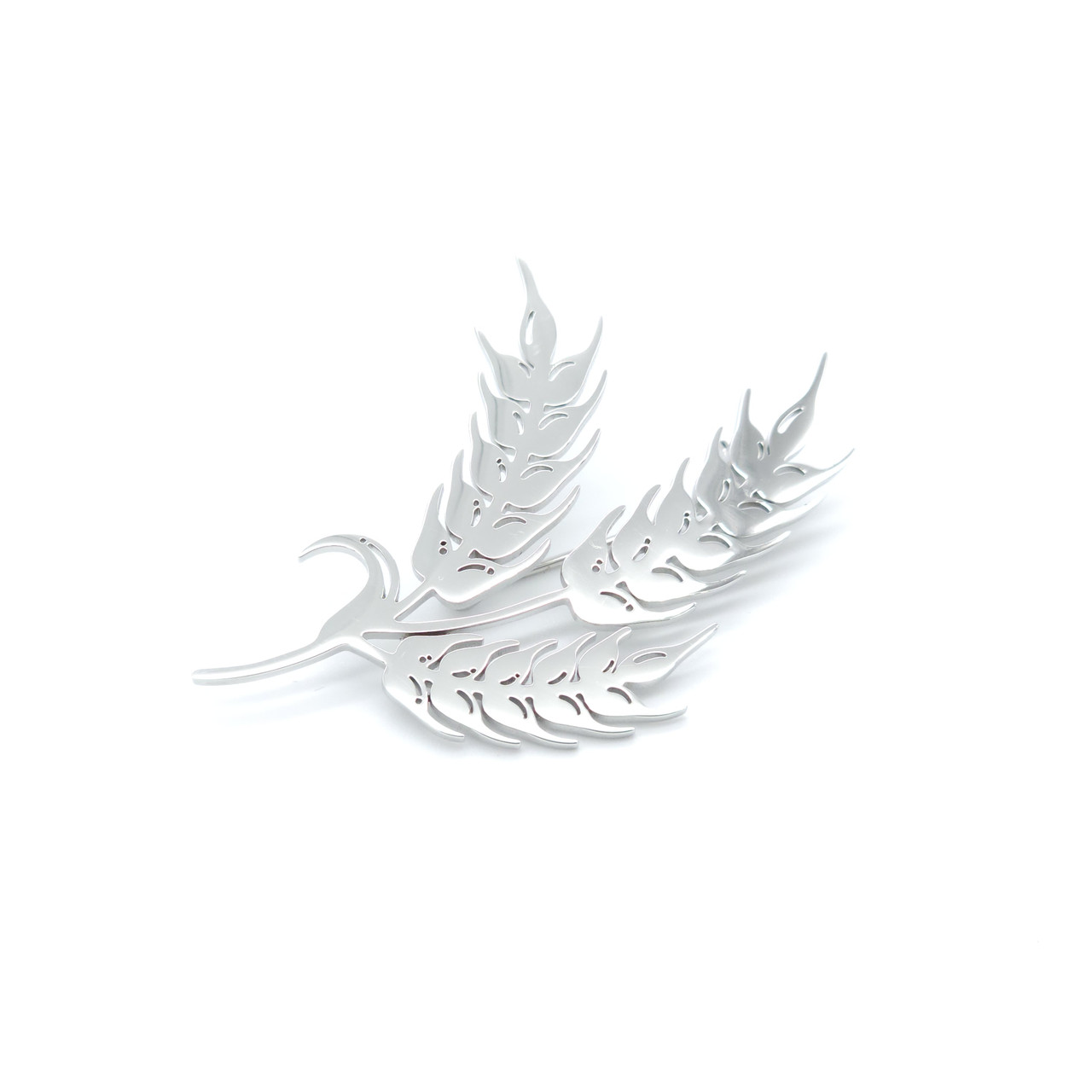 Брошка срібний колос 50х40мм, фото 1