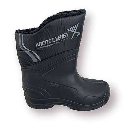 Чоловічі гумові чоботи Gipanis чорні BM-1172А