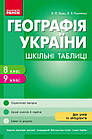 Географія України 8-9 клас. Шкільні таблиці. Вовк В., Костенко Л.