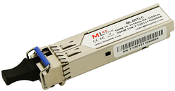 Модуль MlaxLink оптичний одноволоконний ML-09TLC SFP-WDM-20 км-1310/1550 нм-155 Мб/с﻿ LC