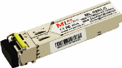 Модуль MlaxLink оптичний одноволоконний ML-09RLC SFP-WDM-20 км-1550/1310 нм-155 Мб/с, LC