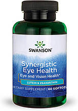 Лютеїн і зеаксантин Swanson Lutein & Zeaxanthin 60 Softgels