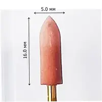 Полир для циркония и керамики с алмазной крошкой мелкий (красный) 5,0/16,0 мм DuCoBur D201F