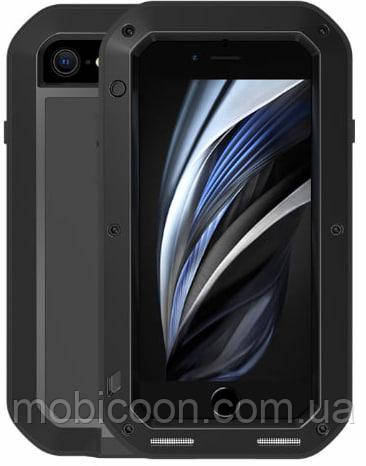 Протиударний чохол Love Mei для iPhone 7 Лав Мей Black, фото 1