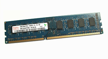 Оперативна пам'ять Hynix DDR3 2Gb 1333MHz PC3-10600U 2R8 CL9 (HMT125U6TFR8C-H9 N0 AA-С) Б/У