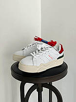 Жіночі кросівки Adidas Stan Smith Bonega White Адідас Стен Сміт Бонега білі повсякденні демісезон шкіра, фото 3