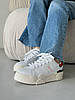 Жіночі кросівки Adidas Stan Smith Bonega White Адідас Стен Сміт Бонега білі повсякденні демісезон шкіра, фото 10