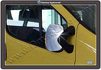 Нерж. Накладки на зеркала Opel Vivaro (Опель Виваро), нерж. Carmos