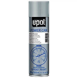 Протравлюючий ґрунт спрей темно-сірий U-Pol Power Can Etch Primer Spray 500мл