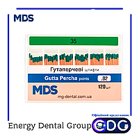 Гуттаперчевые штифты стоматологические MDS кон. 02 35