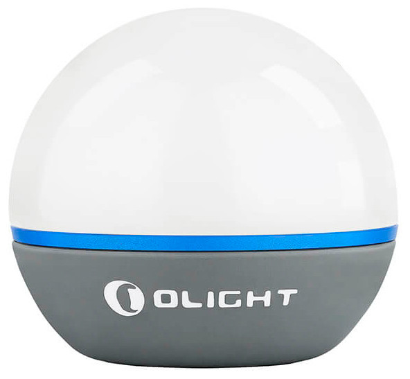 Потужний кемпінговий ліхтар Olight Obulb Grey з червоним світлом, фото 1