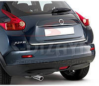 Накладка над номером Nissan Juke (ниссан жук) 2010 -, нерж