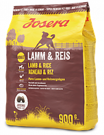 Корм сухий JOSERA для дорослих собак Lamm & Reis (Йозера Ягня Рис) 900 г