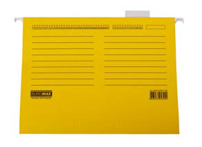 Файл підвісний картонний, А4, жовтий, по 10 шт. в упаковці BM.3350-08