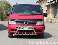 Кенгурятник (кенгурин) Mersedes Vito W638 (Мерседес Віто 638), нерж d60