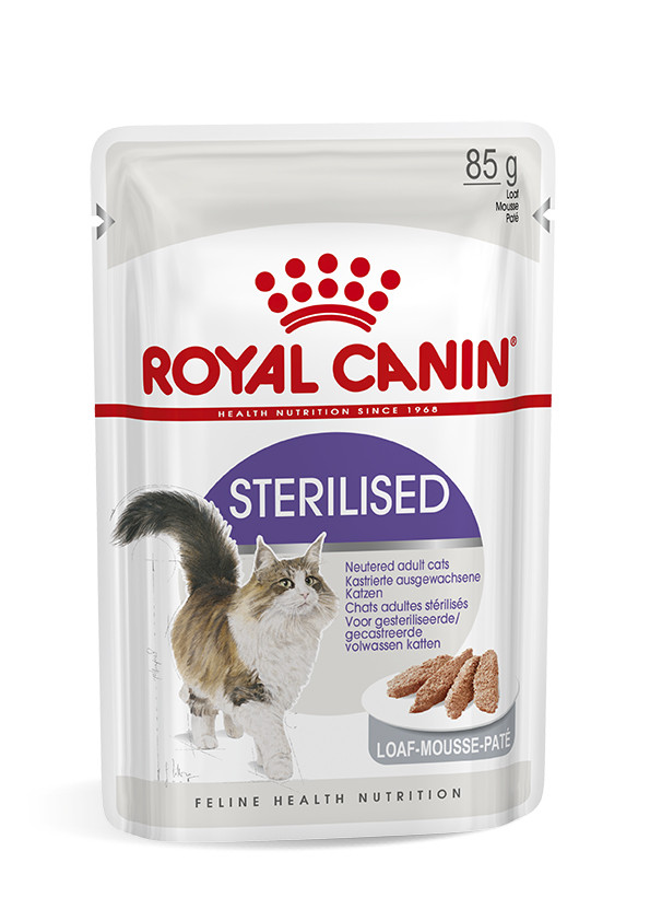 Вологий корм для дорослих стерилізованих котів ROYAL CANIN STERILIZED LOAF 0.085 кг