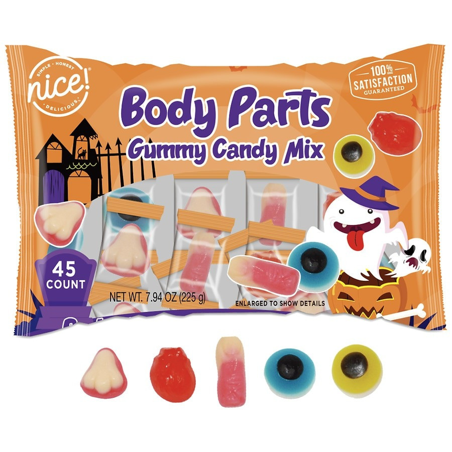 Желейні цукерки Amos Halloween Gummy Candy Body Parts 225 g
