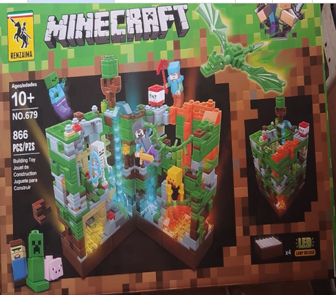 Конструктор Minecraft 866 деталей, фото 1
