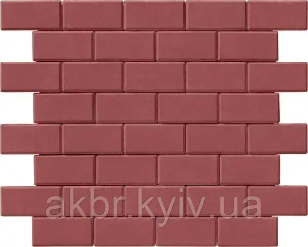 Бруківка 200х100х60 вишня, фото 1