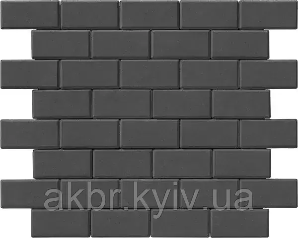 Бруківка 200х100х80 графіт, фото 1