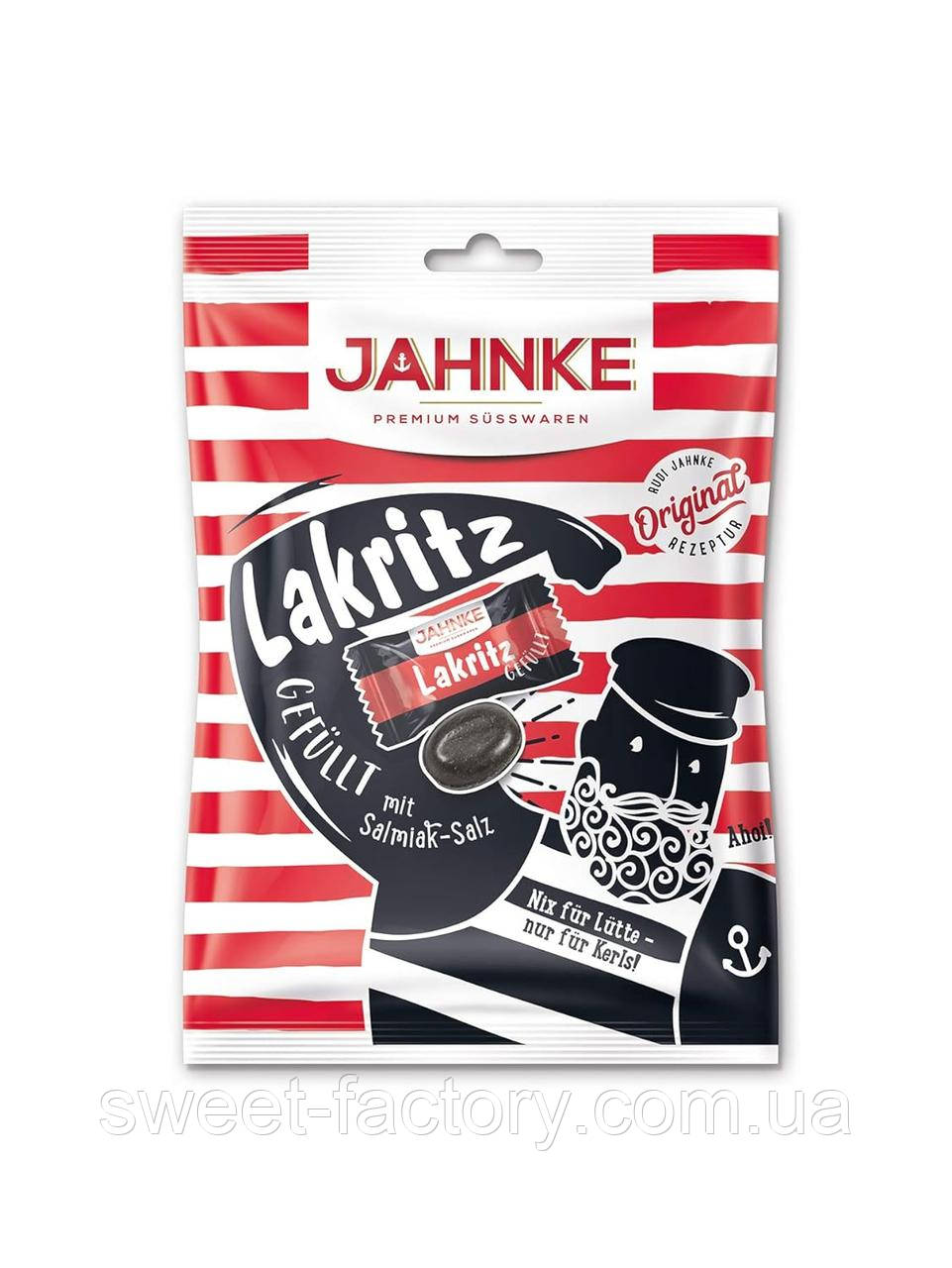 Лакричні цукерки Jahnke Lakritz Salmiak Salz 125g, фото 1