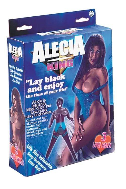 Секс лялька Alecia King PVC screening black Doll Кітті, фото 1