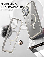 Чехол SUPCASE Unicorn Beetle Mag для iPhone 15 Pro Premium Hybrid Clear MagSafe (Gray), фото 3
