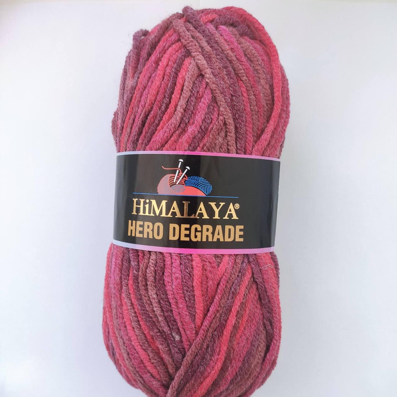 Пряжа Hero Himalaya Туреччина 20% вовна 80% акрил зимова 100 г- 100м спиці 9 мм різні кольори