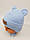 Дитячі польські зимові в'язані шапки на флісі з зав'язками оптом для хлопців, р.36-38, Agbo, фото 2
