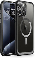 Чехол SUPCASE Unicorn Beetle Mag для iPhone 15 Pro Premium Hybrid Clear MagSafe (Gray), фото 8