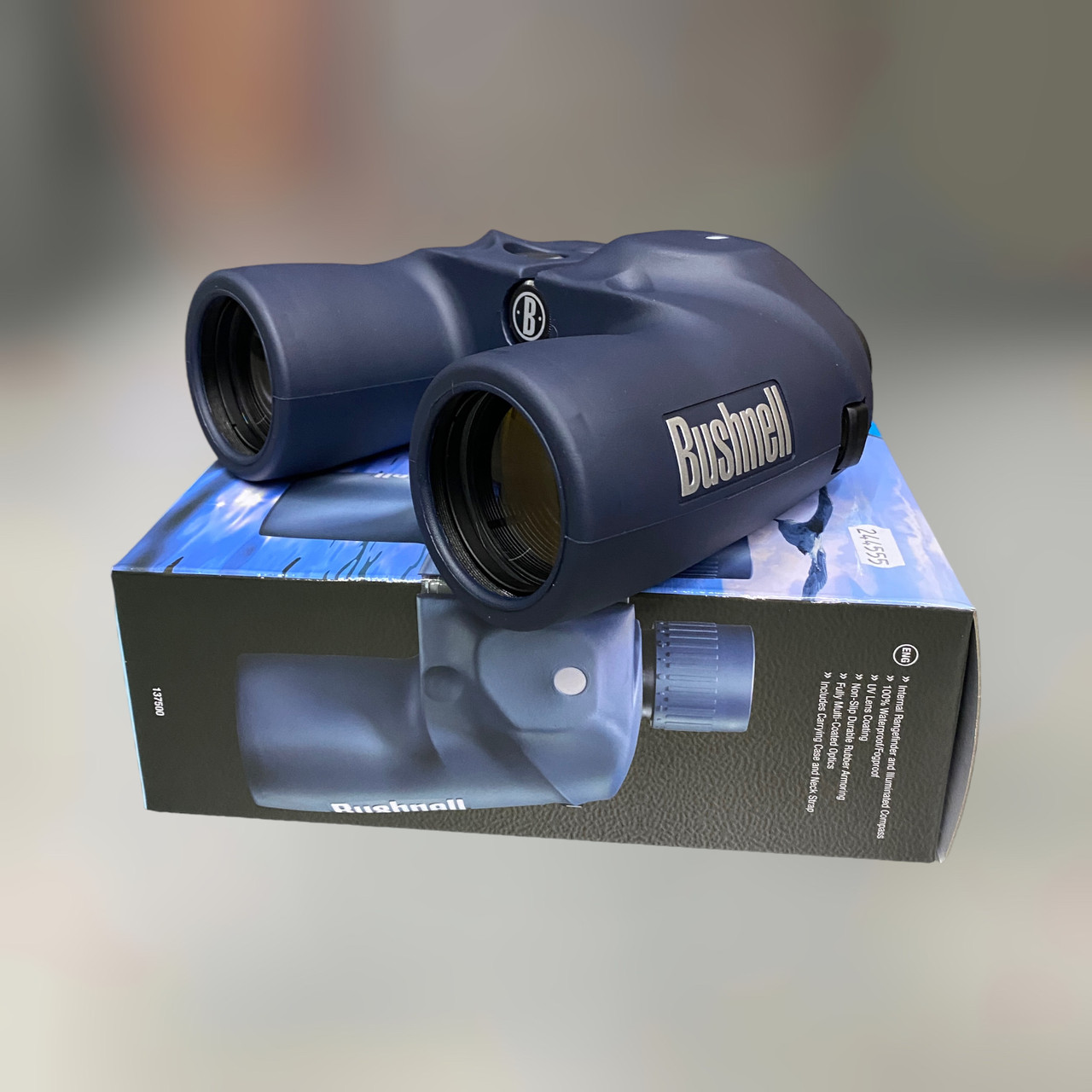 Бінокль Bushnell Marine 7x50 мм, з компасом і далекомірною сіткою