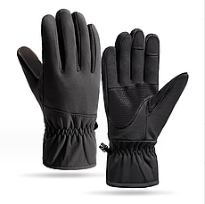 Рукавички тактичні Winter Soft Shell. Рукавички зимові для полювання та риболовлі (3 кольори), фото 3