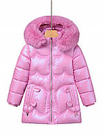 Утеплена куртка для дівчаток оптом, Glo-story, 4-12 рр., арт. GMA-4310, фото 4