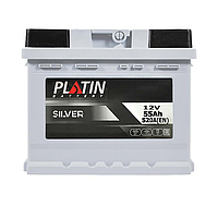 Автомобильный аккумулятор PLATIN Silver MF 55Ah 520A L+ (L1)