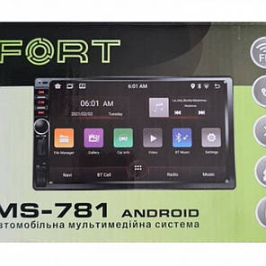 Магнітола 2DIN FORT Android 10 Дисп.7" 1/16Gb/4х45Вт MS-781, фото 2