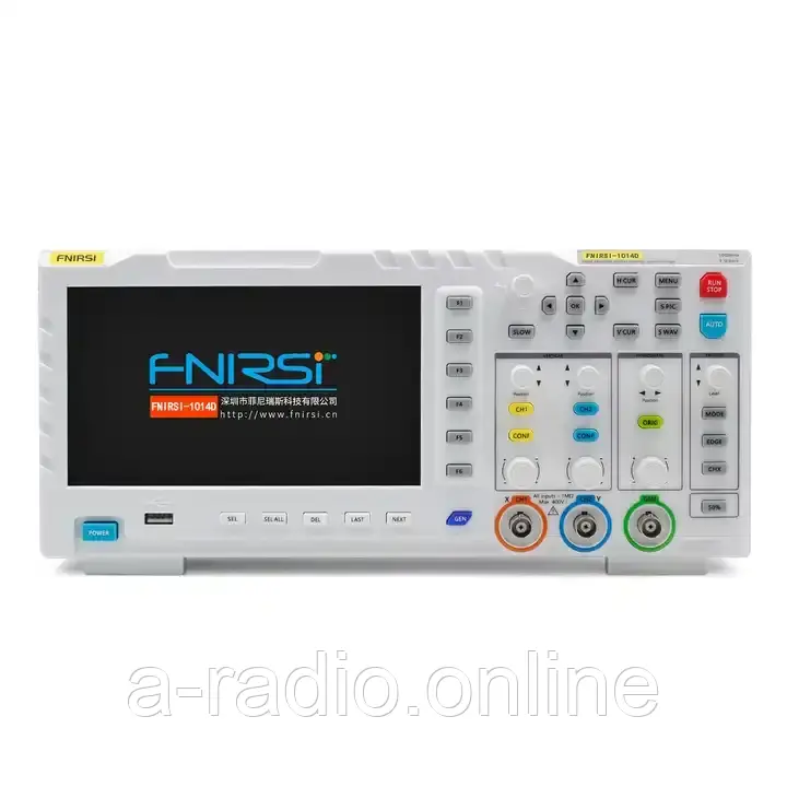 Цифровий осцилограф FNIRSI 1014D, з вбудованим генератором сигналів