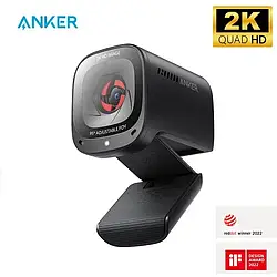 Вебкамера Anker PowerConf C200 5Мп із роздільною здатністю 2К і стереомікрофоном