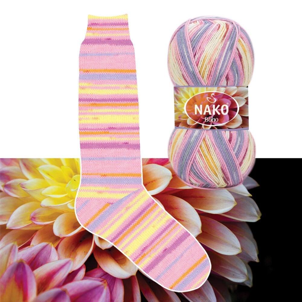 Пряжа Nako Boho Desen - 82135