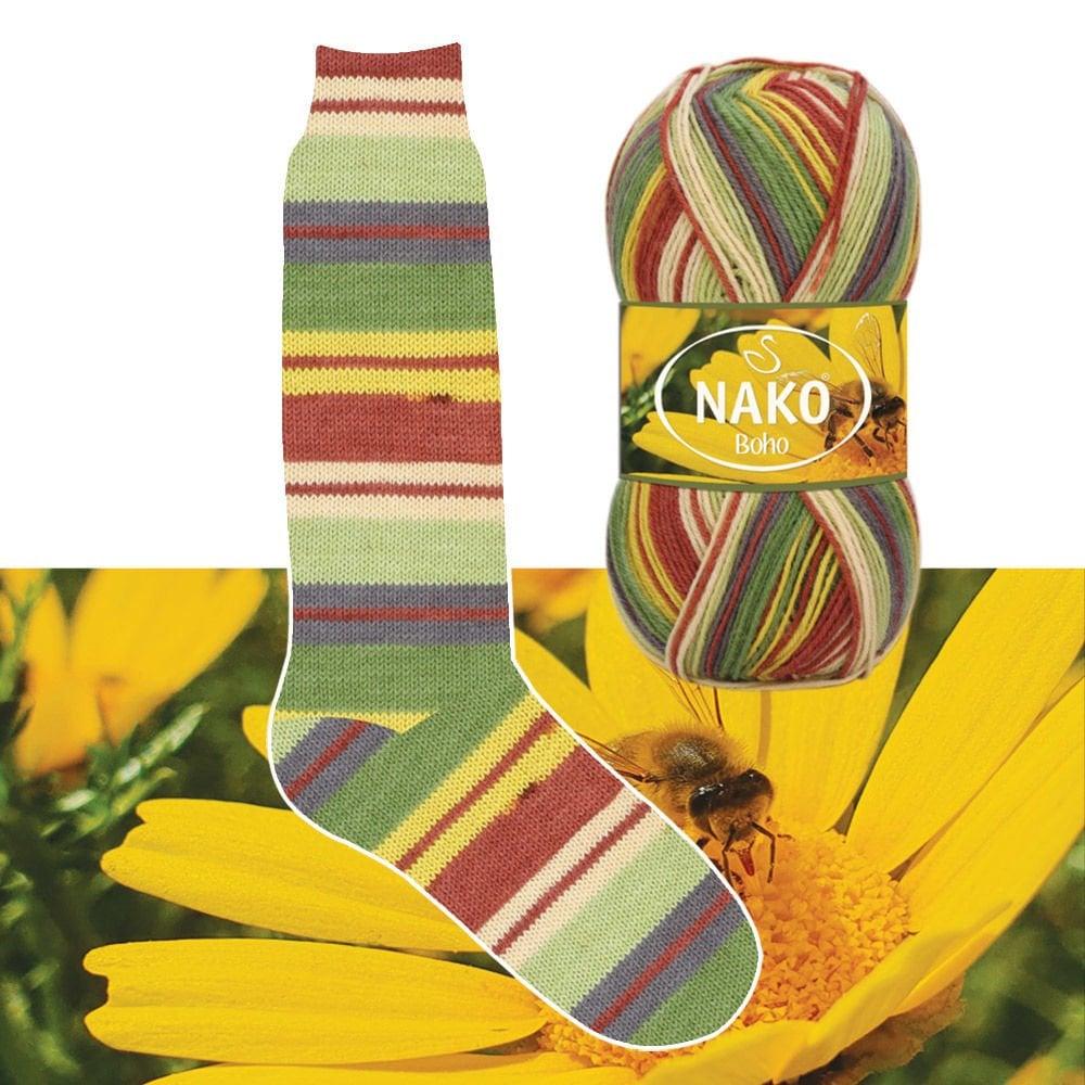 Пряжа Nako Boho Desen - 82167