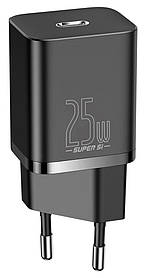 МЗП Type C to Type C 25W USB-C Super Si QC (TZCCSUP-L01) Baseus black Гарантія 1 міс